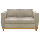 Sofá 2 Lugares Europa Corano Bege Amarena Móveis