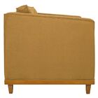 Sofá 2 Lugares Europa Suede Mostarda Doce Sonho Móveis