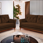 Sofá 2 Lugares Fendi Em Veludo 1,54m Deniot