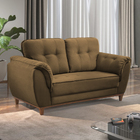 Sofá 2 Lugares Fendi Em Veludo 1,57m Boeri