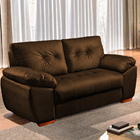 Sofá 2 Lugares Fendi Em Veludo 1,62m Mies