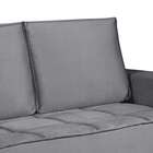 Sofá 2 Lugares Five Suede Cinza