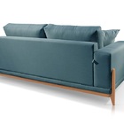 Sofá 2 Lugares Fixo Living Bellagio Linho Azul 1,9m