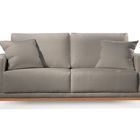 Sofá 2 Lugares Fixo Living Bellagio Linho Cinza 07t 1,9m