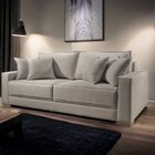 Sofá 2 Lugares Fixo Living Hotello Linho 180cm Cinza