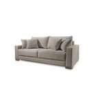 Sofá 2 Lugares Fixo Living Hotello Linho 180cm Cinza