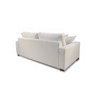 Sofá 2 Lugares Fixo Living Hotello Linho 180cm Off White