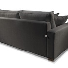 Sofá 2 Lugares Fixo Living Hotello Linho Preto 13t 1,8m