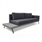 Sofá 2 Lugares Game  Cinza Claro/cinza Chumbo