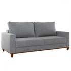Sofá 2 Lugares Gibran Linho Inox - Viero Móveis