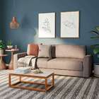 Sofá 2 Lugares Hit Linho Cinza 180 Cm