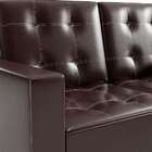 Sofá 2 Lugares Isis Revestimento Sintético Café