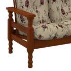 Sofá 2 Lugares Itália Poliéster Imbuia Floral