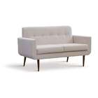 Sofá 2 Lugares Itapuã Veludo Bege