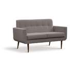 Sofá 2 Lugares Itapuã Veludo Cinza