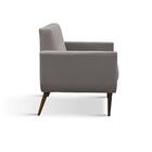 Sofá 2 Lugares Itapuã Veludo Cinza