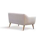 Sofá 2 Lugares Jurerê Veludo Bege