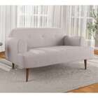 Sofá 2 Lugares Kiev Linho Cru 130 Cm