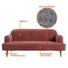 Sofá 2 Lugares Kiev Velosuede Telha 165 Cm