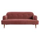 Sofá 2 Lugares Kiev Velosuede Telha 165 Cm