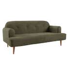 Sofá 2 Lugares Kiev Velosuede Verde 165 Cm