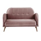 Sofá 2 Lugares Kombi Daf Mobiliário Rosa