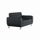 Sofá 2 Lugares Laiane Suede Cinza