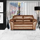 Sofá 2 Lugares Laura 160cm Couro Caramelo - Gran Belo