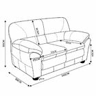 Sofá 2 Lugares Laura 160cm Couro Caramelo - Gran Belo