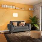 Sofá 2 Lugares Lavínia Suede Cinza