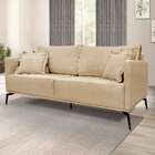 Sofá 2 Lugares Lazio Linho Dourado