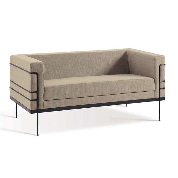 Sofá 2 Lugares Le Corbusier Linhão Amarelo