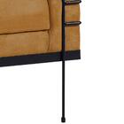 Sofá 2 Lugares Le Corbusier Veludo Dourado