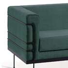 Sofá 2 Lugares Le Corbusier Veludo Verde