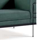 Sofá 2 Lugares Le Corbusier Veludo Verde