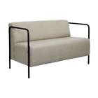 Sofá 2 Lugares Lino Linho Bege