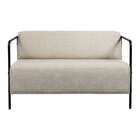 Sofá 2 Lugares Lino Linho Bege