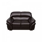 Sofá 2 Lugares Lisboa   Tecido Corino Café