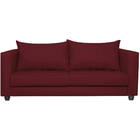 Sofá 2 Lugares Lisboa Suede - Amarena Móveis - Bordô