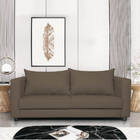 Sofá 2 Lugares Lisboa Suede - Amarena Móveis - Marrom