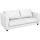 Sofá 2 Lugares Lisboa Suede - Doce Sonho Móveis - Branco