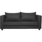 Sofá 2 Lugares Lisboa Suede - Doce Sonho Móveis - Preto