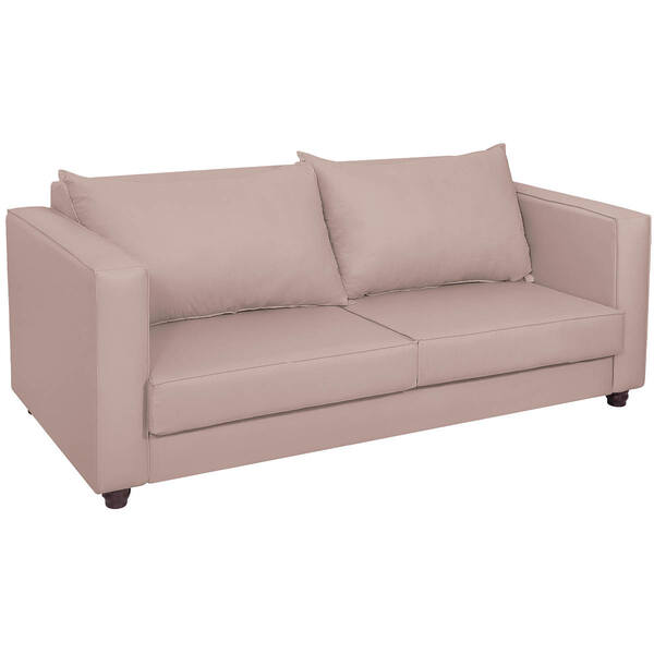 Sofá 2 Lugares Lisboa Suede - Doce Sonho Móveis - Rosê