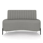 Sofá 2 Lugares Living 135cm Pé Ferro Pto Maraú Bouclê K01 - D