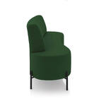 Sofá 2 Lugares Living 135cm Pé Ferro Pto Maraú Veludo K01 - D