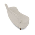 Sofá 2 Lugares Living 135cm Pé Palito Maraú Bouclê Bege K01 -