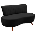 Sofá 2 Lugares Living 135cm Pé Palito Maraú Veludo K01 - D'ro