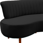 Sofá 2 Lugares Living 135cm Pé Palito Maraú Veludo K01 - D'ro