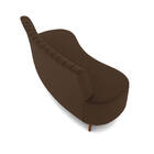 Sofá 2 Lugares Living 135cm Pé Palito Maraú Veludo K01 - D'ro