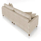 Sofá 2 Lugares Living 156cm Pés Madeira Cléo Bouclê K01 - D'r